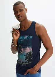 Débardeur marcel avec imprimé photo en coton, bonprix