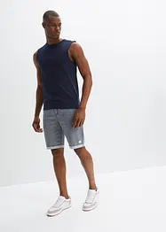 Short en molleton, effet jean, bonprix