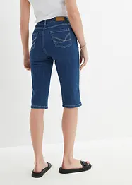 Jeans Bermuda Slim Fit High Waist, bonprix