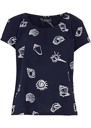T-shirt imprimé à col rond, bonprix