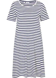 Robe en fil flammé avec poches en coton, longueur genou, bonprix