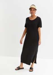 Bequem geschnittenes Shirt-Kleid mit Schlitz in Midi-Länge, bpc bonprix collection