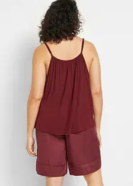 Top à fines bretelles en viscose, bonprix