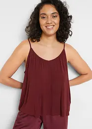 Top à fines bretelles en viscose, bonprix
