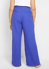 Pantalon palazzo en lin mélangé, coupe très large, bonprix