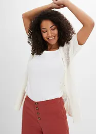 Ajour Strickjacke, bonprix