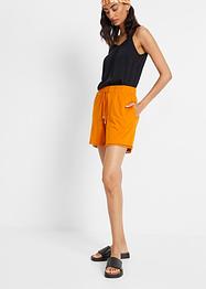 Jerseyshorts mit Bequembund und Spitze, bpc bonprix collection