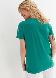 T-shirt à col V, imprimé, John Baner JEANSWEAR