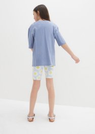 Mädchen Oversized-Shirt + Radler-Shorts (2-tlg. Set), bpc bonprix collection