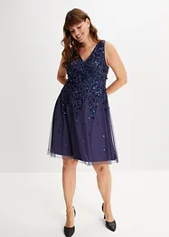 Kleid mit Pailletten, bonprix