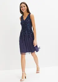 Kleid mit Pailletten, bonprix