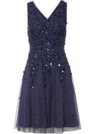 Robe avec paillettes appliquées, bonprix