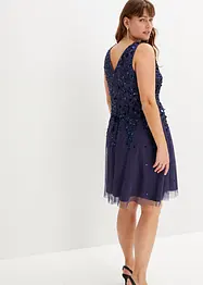 Robe courte à sequins, bonprix