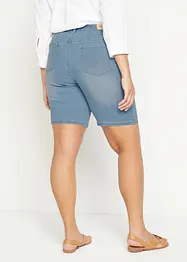 Bermuda en jean droit, taille mi-haute, bonprix