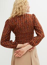 Bluse mit Cut Out, RAINBOW