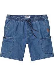 Long-Schlupf-Jeans-Shorts, Loose Fit, John Baner JEANSWEAR