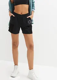 Short en sweat avec mesh, bonprix