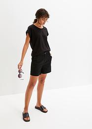 High Waist Shorts aus Twill, bpc bonprix collection
