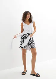 Short ample en viscose avec taille haute élastiquée, bonprix