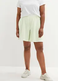 Shorts aus Wafflejersey und High-Waist-Bequembund, bpc bonprix collection