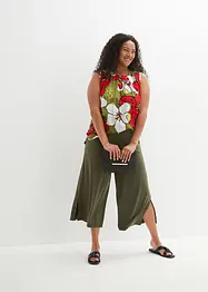 Pantalon en jersey à taille élastiquée, bonprix