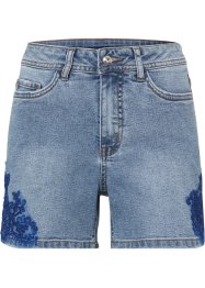 Jeans-Shorts mit Spitze, BODYFLIRT