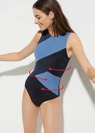 Maillot 1 pièce sculptant en polyamide, maintien modéré, bonprix