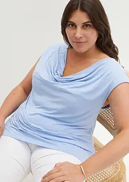 Top mit Wasserfallausschnitt, bonprix