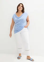 Top mit Wasserfallausschnitt, bonprix