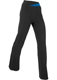 Pantalon de sport en coton, jambes évasées, bonprix