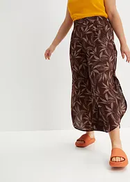 Pantalon palazzo avec fente, bonprix