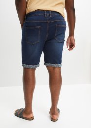 Stretch-Jeans-Bermuda, Regular Fit, bonprix