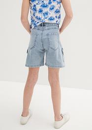 Mädchen Jeans-Cargo-Bermuda, John Baner JEANSWEAR