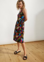 Kniebedeckendes Jerseykleid mit Smok-Details, bpc bonprix collection