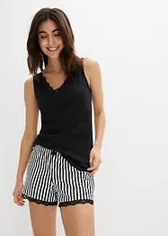 Shorty mit feiner Spitze, bonprix