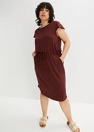 Robe midi en jersey viscose, bonprix