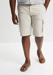 Cargo-Bermuda mit Gürtel, Regular Fit, bonprix