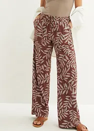 Pantalon palazzo imprimé en viscose, bonprix