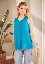 Top long avec encolure ronde, bonprix