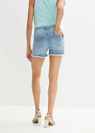 Short en jean à broderie, bonprix