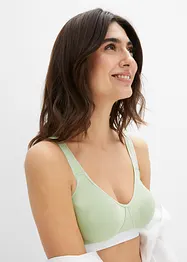 Lot de 2 soutiens-gorge coton sans armatures, bonprix
