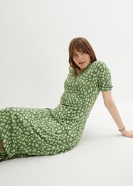 Jersey-Midi-Kleid in Wickeloptik, kurzarm, bpc bonprix collection