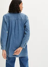 Chemisier en jean extensible oversize, bonprix