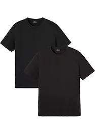T-Shirt (2er Pack) aus reiner Bio-Baumwolle, bonprix