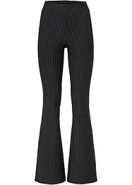 Ausgestellte Schlupfhose mit Nadelstreifen, bonprix