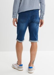 Stretch-Jeans-Bermuda mit Stickerei, Regular Fit, John Baner JEANSWEAR