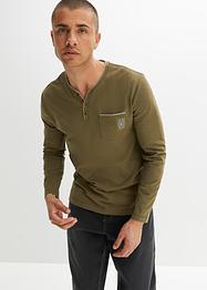 Henleyshirt in 2 in 1 Optik, Langarm, John Baner JEANSWEAR