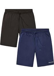 Lot de 2 bermudas de sport légers en matière fonctionnelle, bpc bonprix collection
