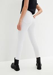 Pantalon twill Mom avec effet destroy, RAINBOW
