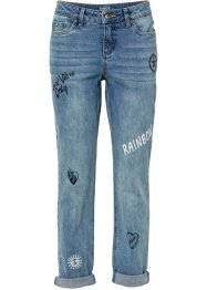 Boyfriend-Jeans bedruckt, RAINBOW